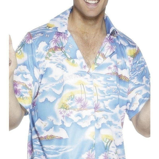 Hawaiian Shirt Adult Blue 1