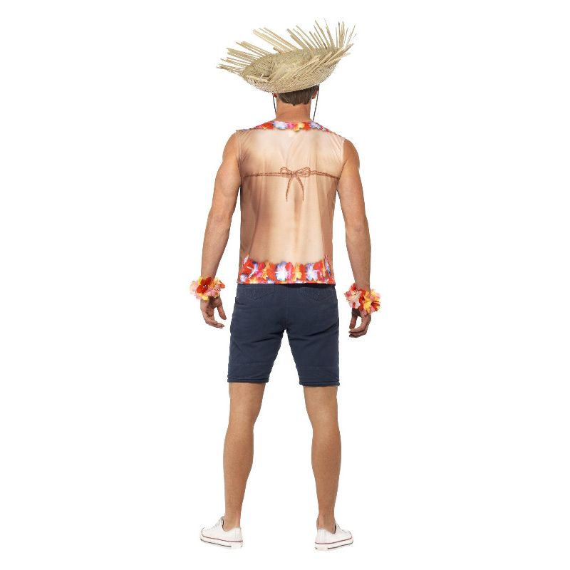 Hawaiian Vest Red Adult 2