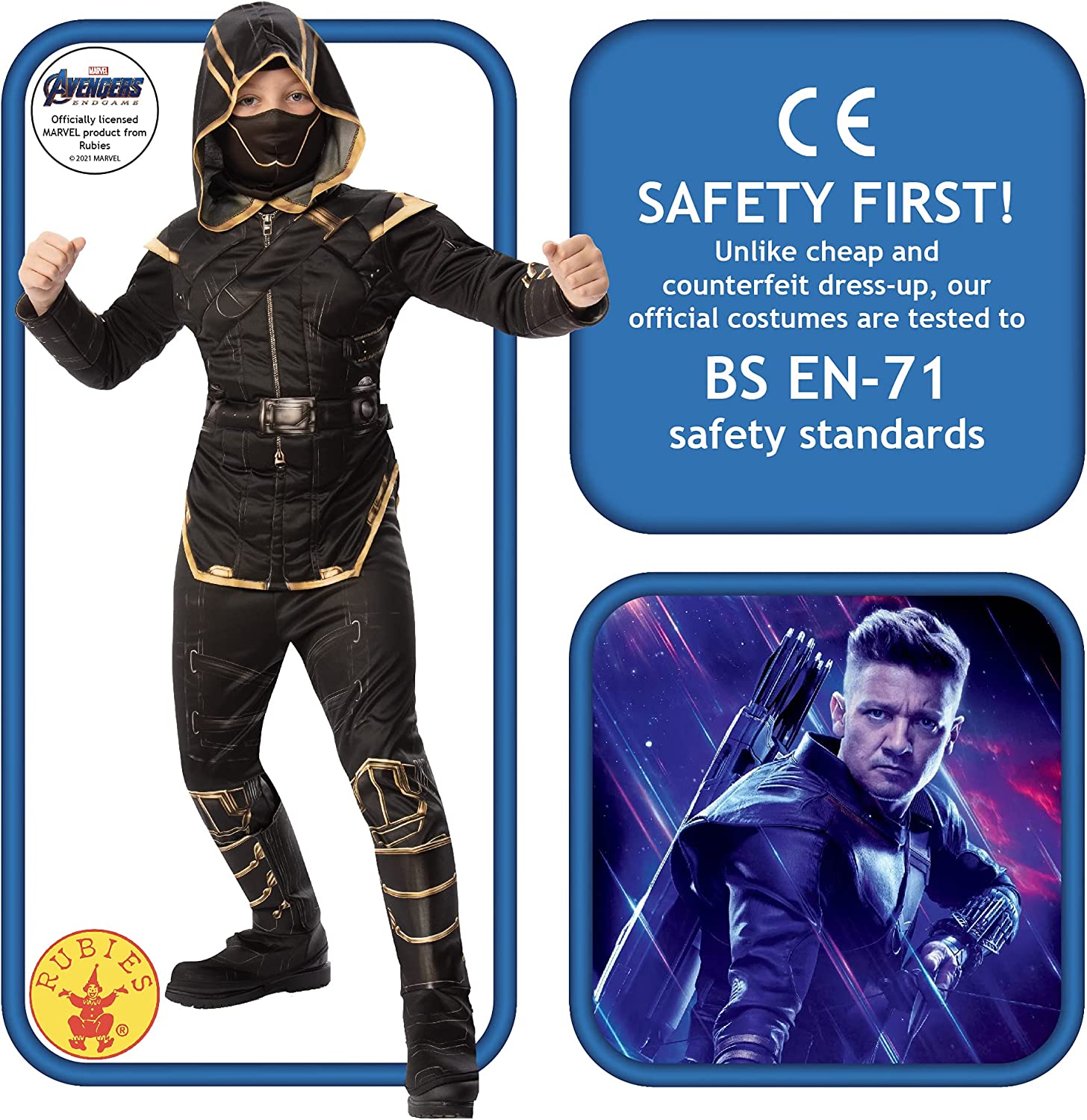 Hawkeye Ronan Costume Deluxe Boys Avengers 2