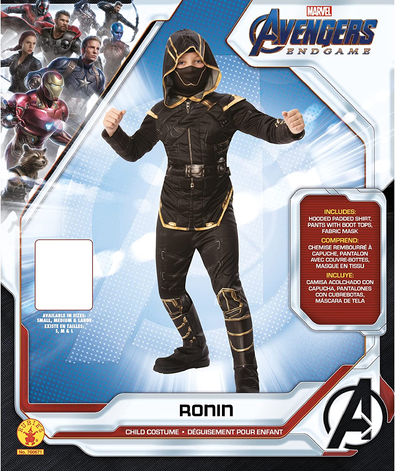 Hawkeye Ronan Costume Deluxe Boys Avengers 4