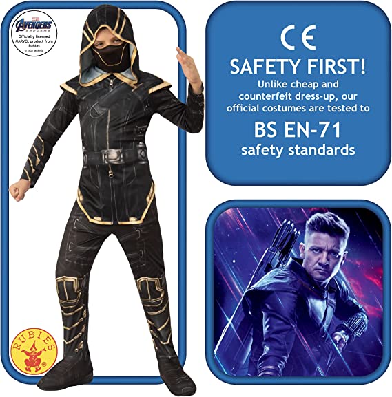 Hawkeye As Ronin Avengers Endgame Child Costume 2 rub-700650M MAD Fancy Dress