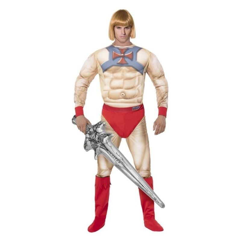 He Man Costume Licensed Adult EVA Chest Jumpsuit 1