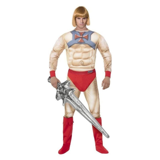 He Man Costume Licensed Adult EVA Chest Jumpsuit 1