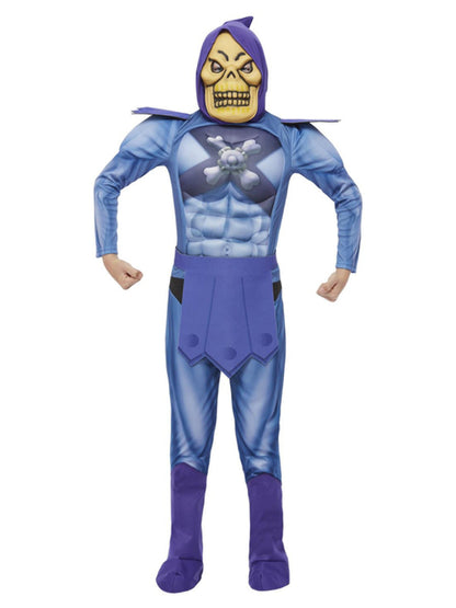 He Man Kids Skeletor Costume Jumpsuit EVA Chest 2
