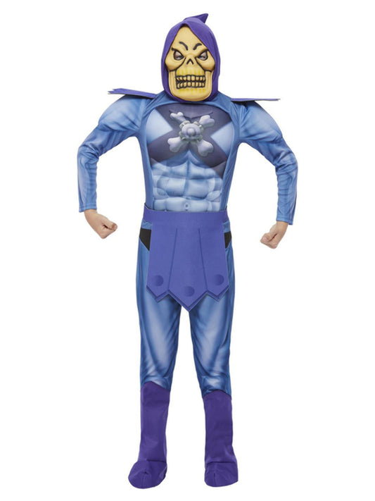 He Man Kids Skeletor Costume Jumpsuit EVA Chest 2