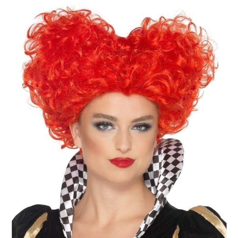 Heart Wig Adult Red Queen Costume Accessory 2