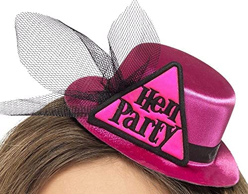 Hen Party Adult Pink 6cm High Hat 2