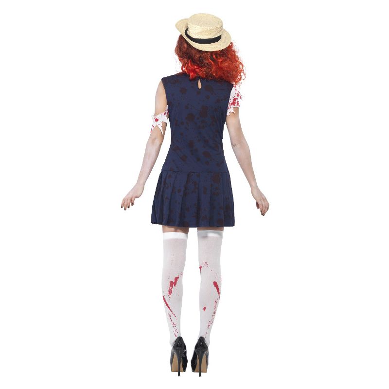 High School Horror Zombie College Student Navy Adult 2