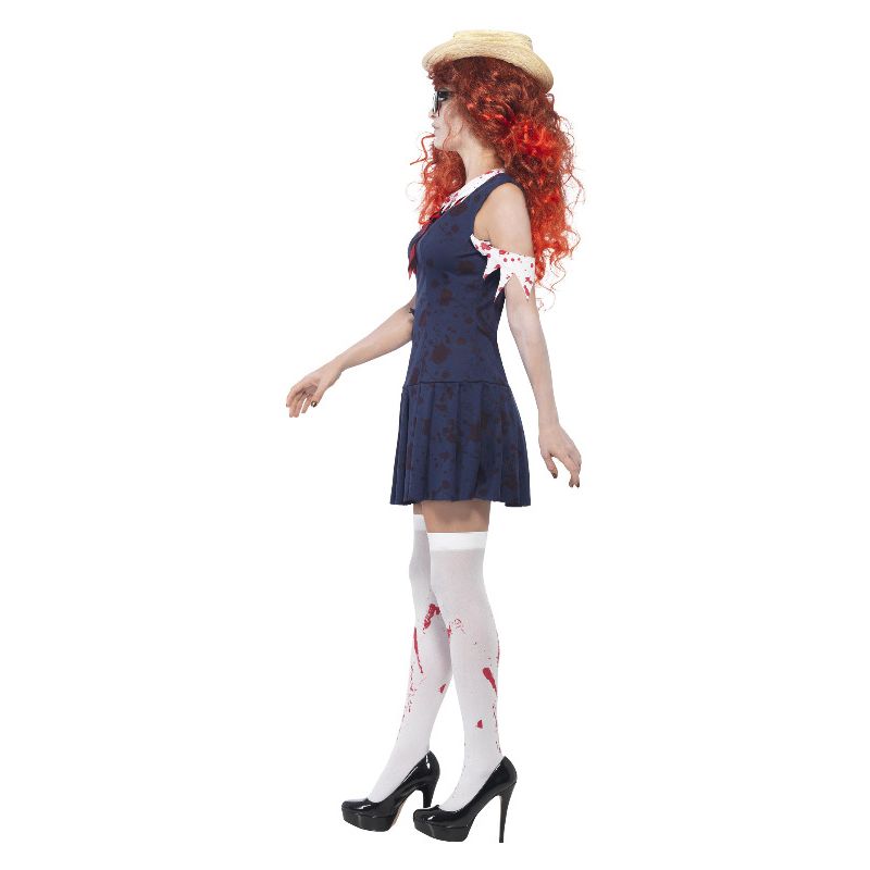 High School Horror Zombie College Student Navy Adult 3
