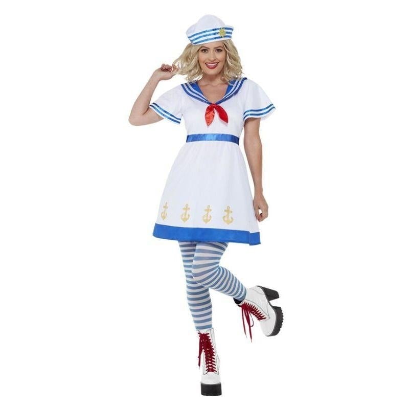 High Seas Sailor Costume White Ladies Dress 1
