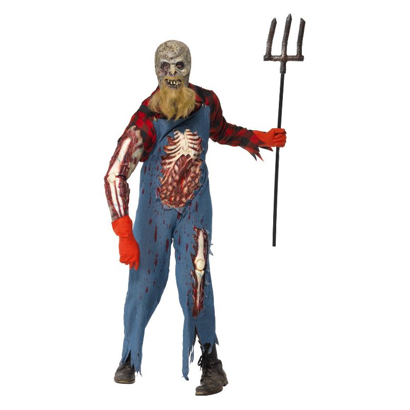 Hillbilly Zombie Costume Blue Adult 2
