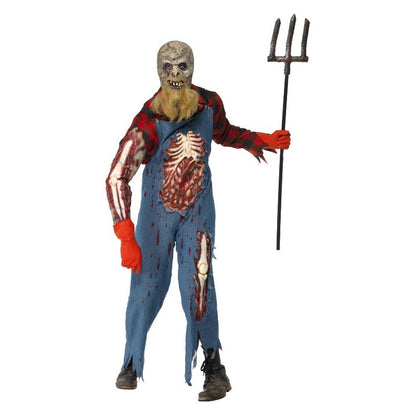 Hillbilly Zombie Costume Blue Adult 2