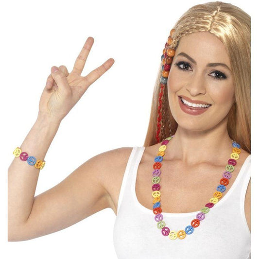 Hippie Peace Sign Set Adult Multi 1