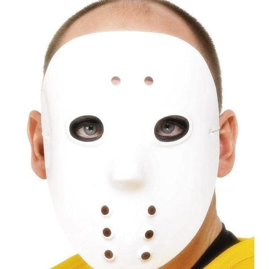 Hockey Mask Sinister White Adult PVC Halloween Disguise 2