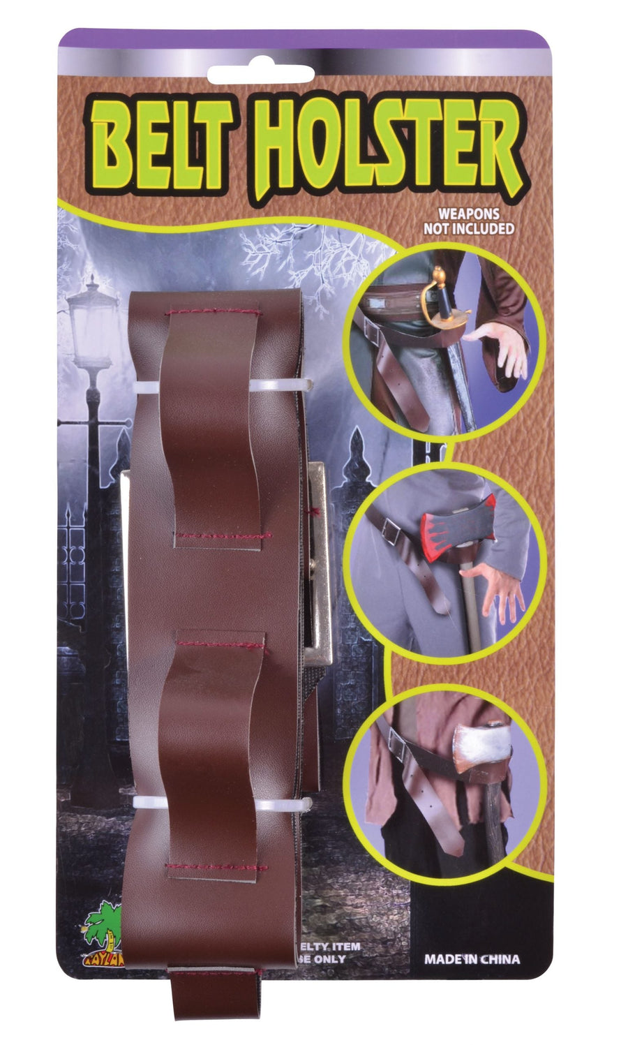 Holster Brown + Belt Costume Accessories Male_1 BA420