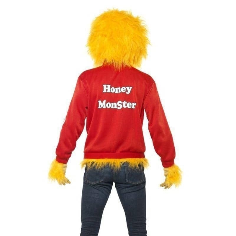Honey Monster Costume Adult Yellow with Red_2