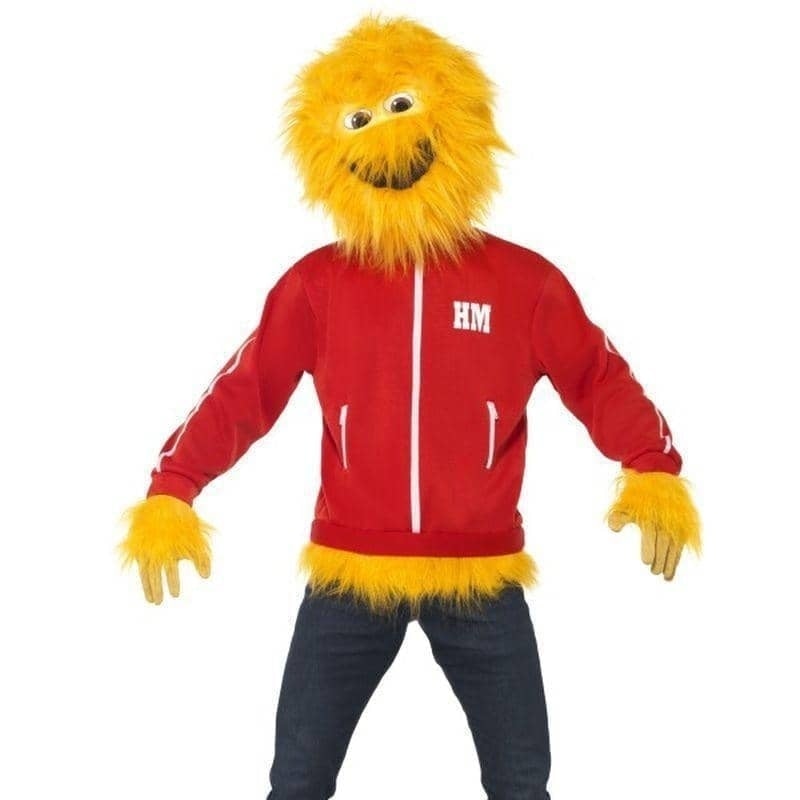 Honey Monster Costume Adult Yellow with Red_1