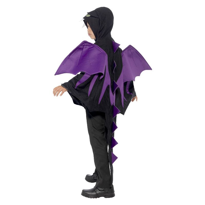 Hooded Creature Cape Black Child 3