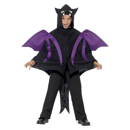 Hooded Creature Cape Black Child 1