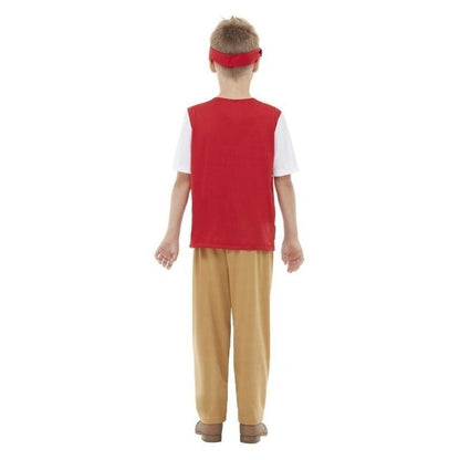 Horrible Histories Pirate Crew Costume Child Red 2