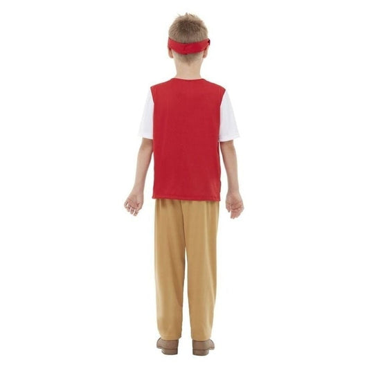 Horrible Histories Pirate Crew Costume Child Red 2
