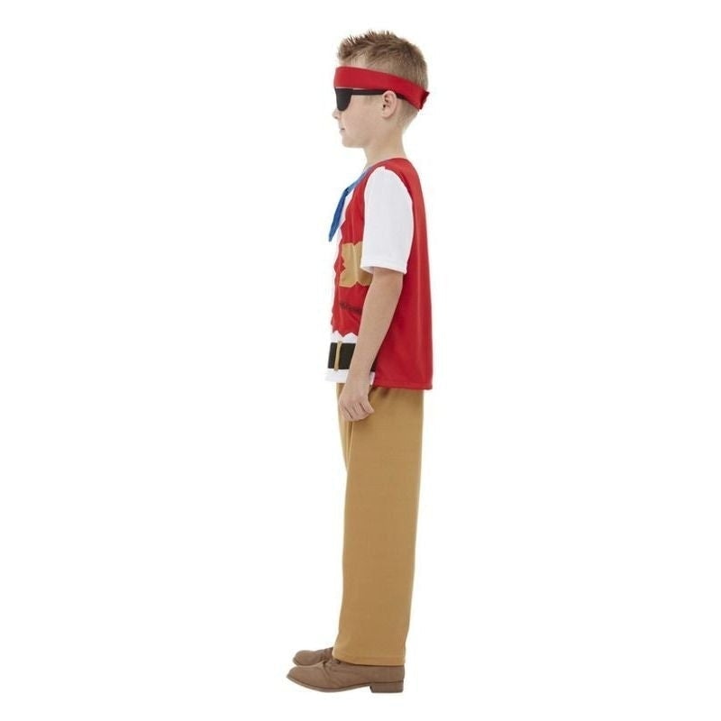 Horrible Histories Pirate Crew Costume Child Red 3