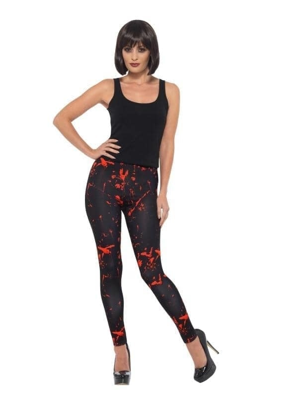 Horror Leggings Adult Black 1