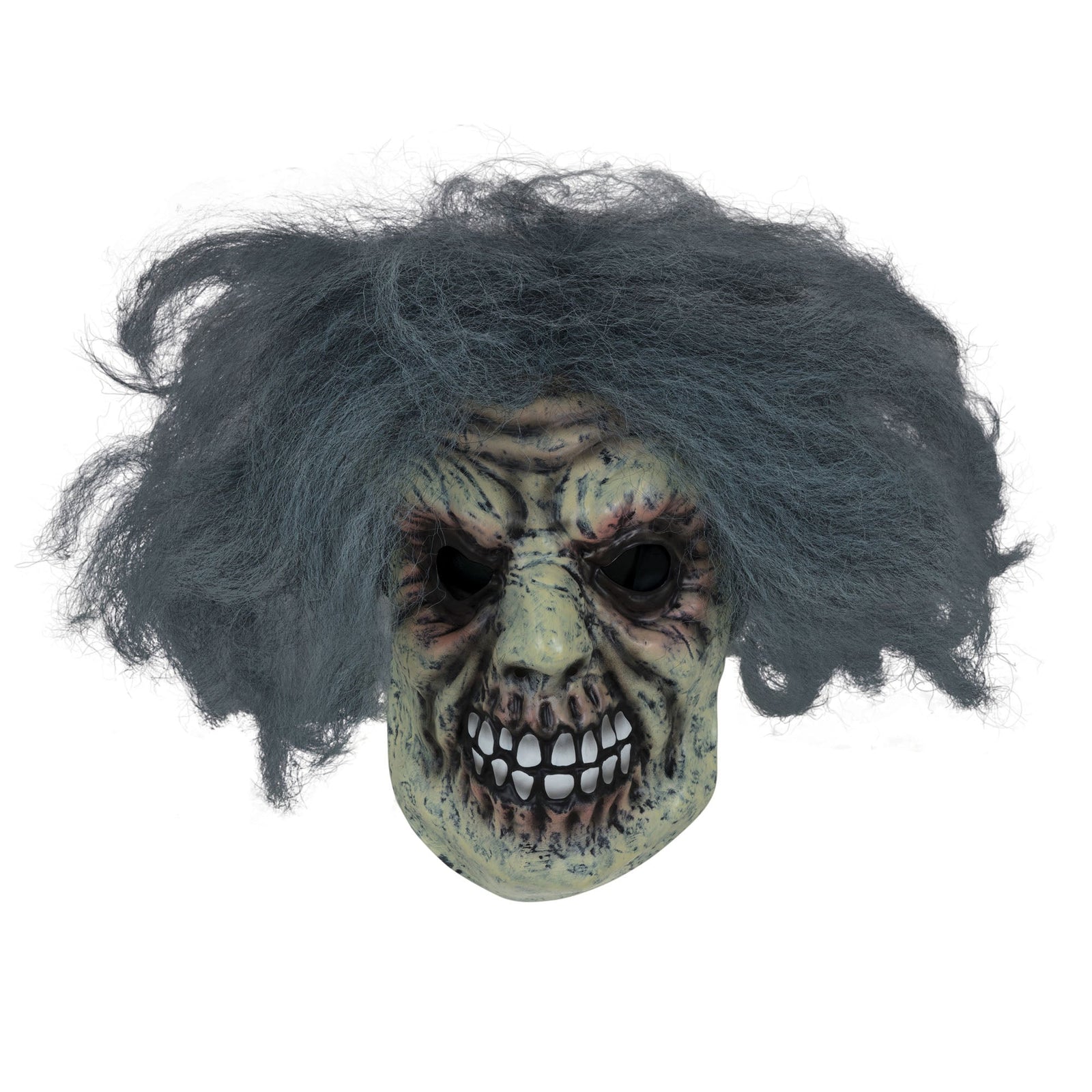 Horror Man Mask With Hair Rubber Masks Unisex 1