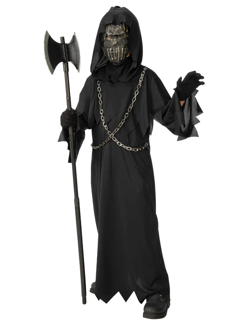 Horror Robe Costume with Chains Kids Nazgul 1