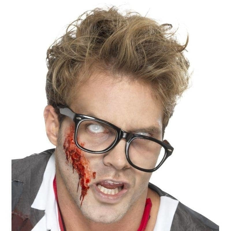 Horror Wound Transfer Dead Flesh Adult Red 1