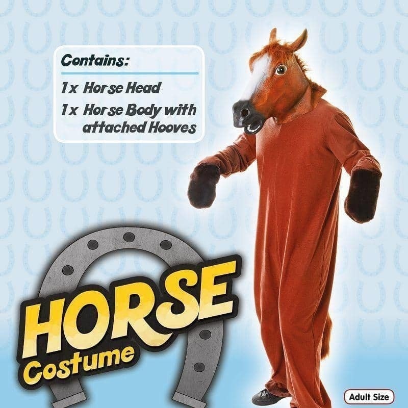 Horse Mask & Body Adult Costume 2