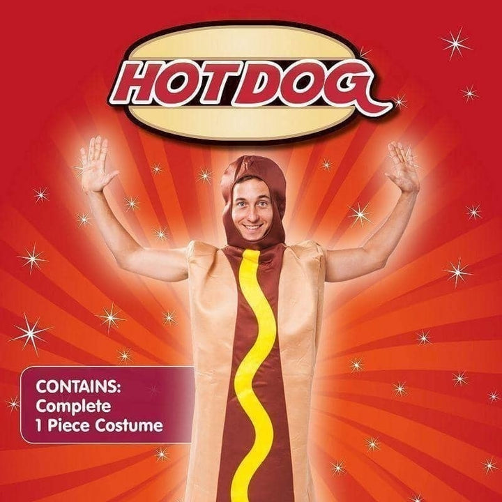 Mens Hot Dog Adult Costume Male Halloween_2 
