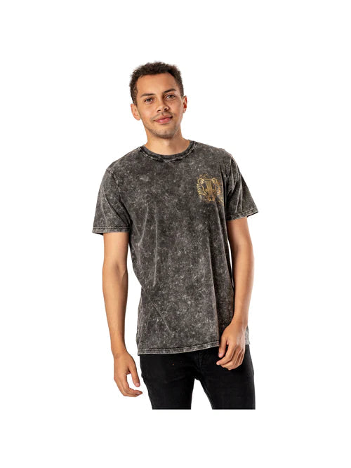 Hufflepuff Acid Wash Harry Potter Unisex T-Shirt Adult 1