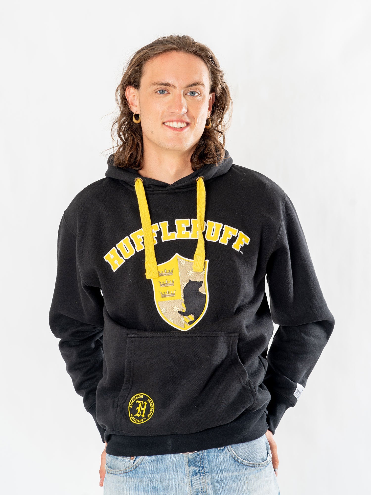 Hufflepuff Adult Harry Potter Deluxe Hoodie 1