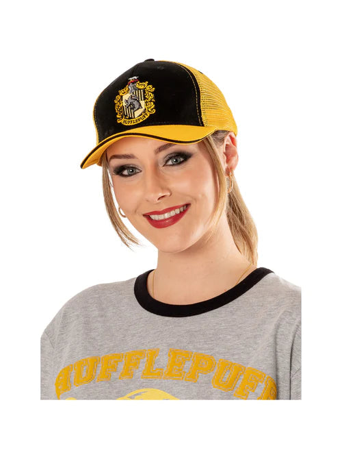 Hufflepuff Harry Potter Trucker Hat Adult 1