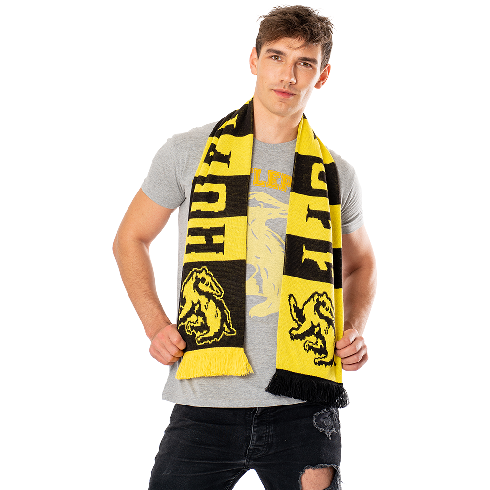 Hufflepuff Quidditch Harry Potter Scarf Adult 1