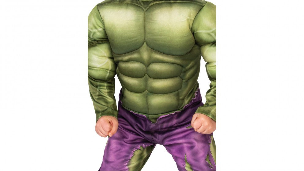 Hulk Deluxe Boys Toddler Costume 3