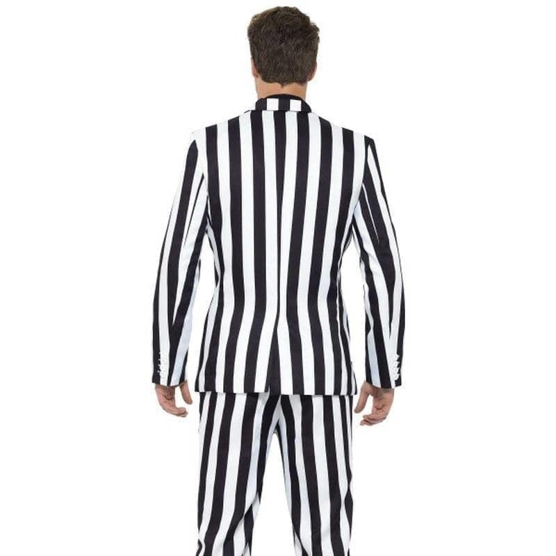 Humbug Striped Stand Out Suit Adult Black White 3