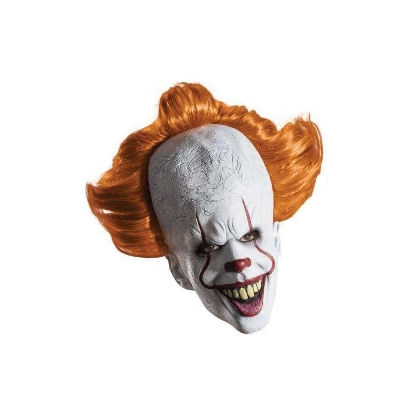 IT Costume Pennywise Clown Mask with Hair 1