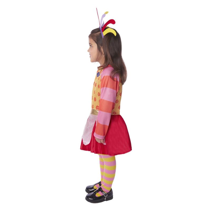 In The Night Garden Upsy Daisy Costume Child Orange Pink Red White 3