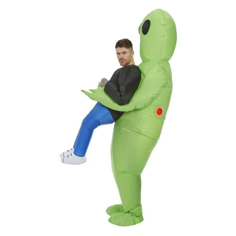Size Chart Inflatable Alien Abduction Costume Green