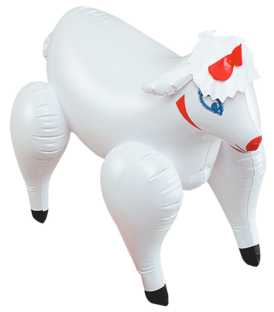 Inflatable Blow Up Sheep White Saucy Goods 54cm Inflatable Blow Up Sheep White Saucy Goods 54cm