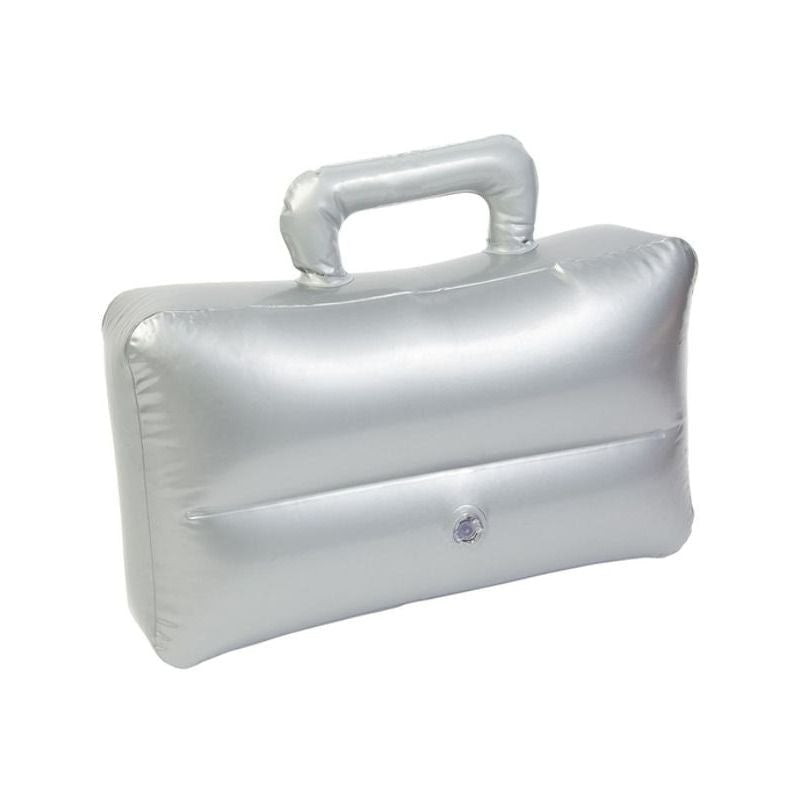 Inflatable Boom Box Adult Silver 38cm 2