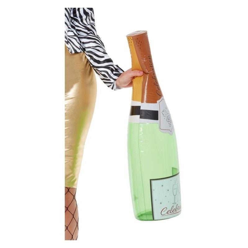 Inflatable Champagne Bottle Green 66cm 1