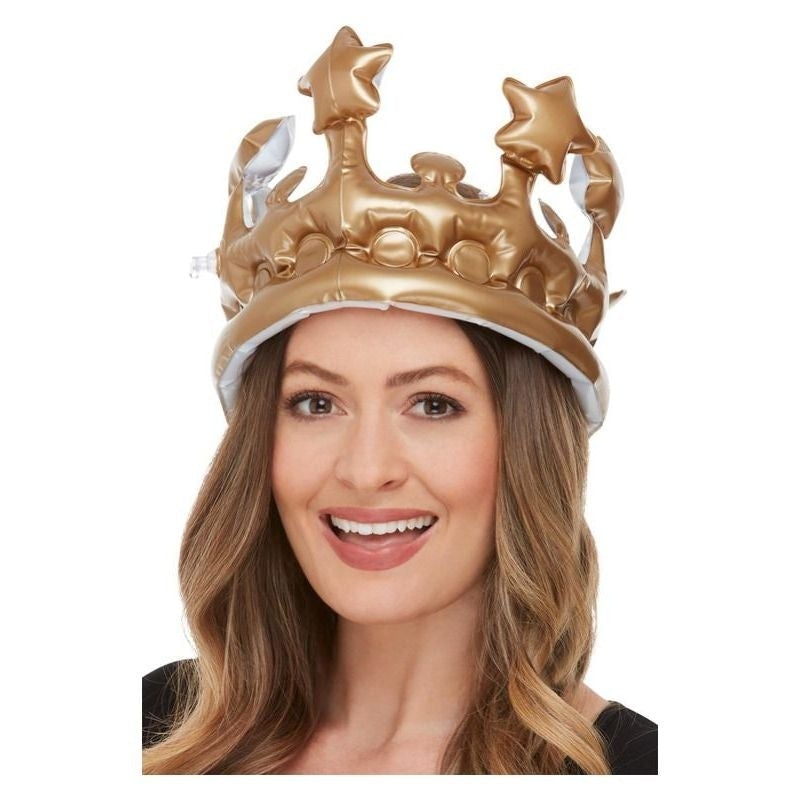 Inflatable Crown Gold 1