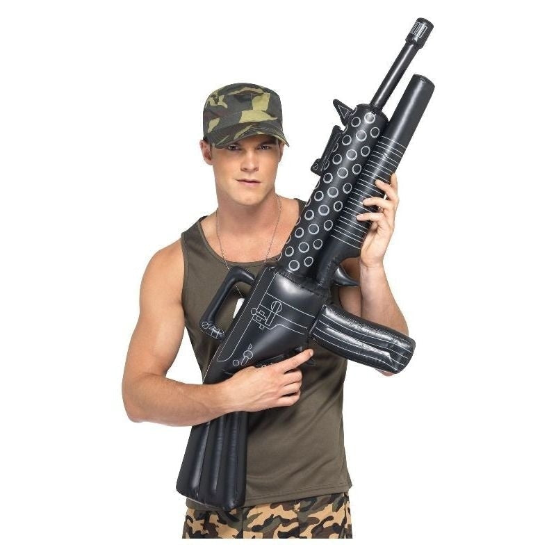 Size Chart Inflatable Machine Gun Adult Black