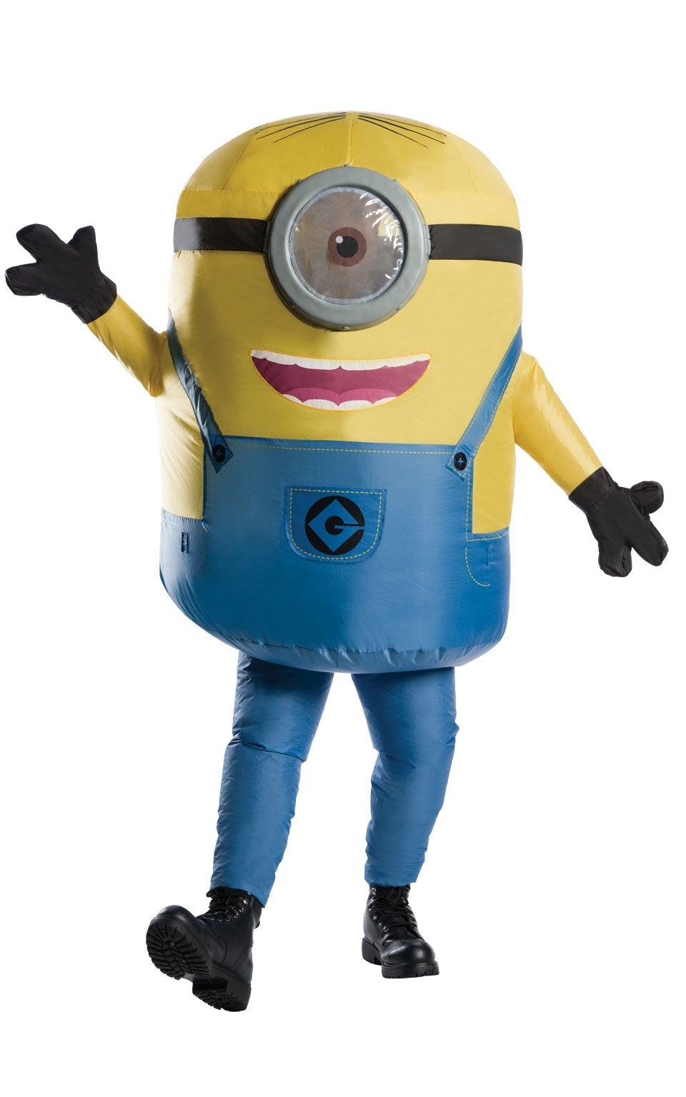 Inflatable Minion Stuart Costume Adult Yellow Suit 1