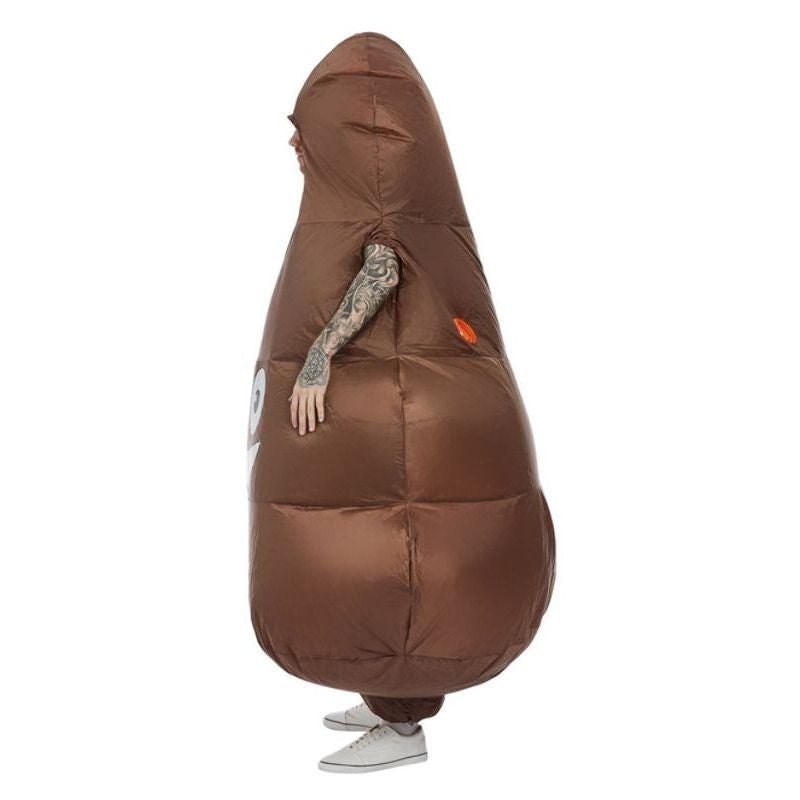 Inflatable Poop Costume Adult Brown_3