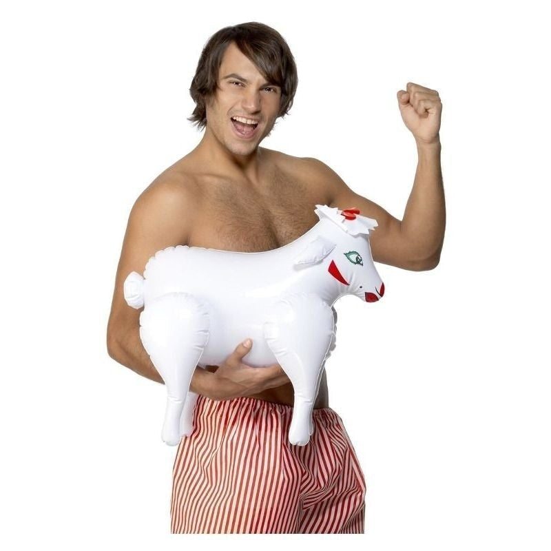 Inflatable Sheep Bonking Baa Baa Adult White 45cm Stag Party Accessory 1