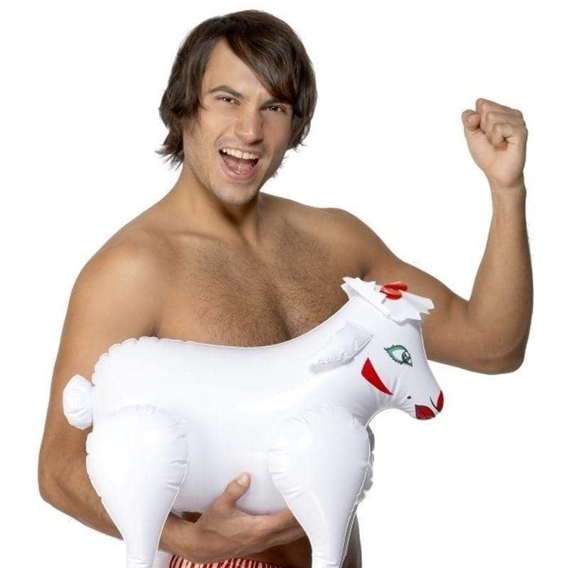 Inflatable Sheep Bonking Baa Adult White 45cm_1